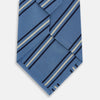 View 3 of product Blue Multi Stripe Silk Blend Tie