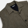 View 2 of product Olive Collared Linen Waistcoat
