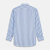 Pale Blue Multi Stripe Cotton Regular Fit Whitby Shirt