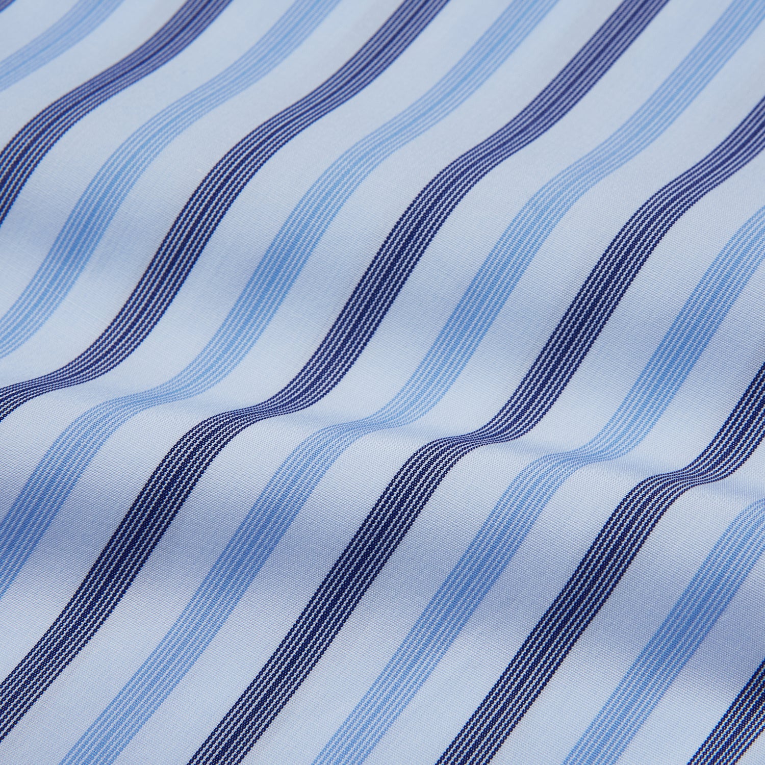 View 4 of product Pale Blue Multi Stripe Cotton Regular Fit Whitby Shirt