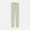 View 1 of product Taupe Cotton Blend Henry Trousers