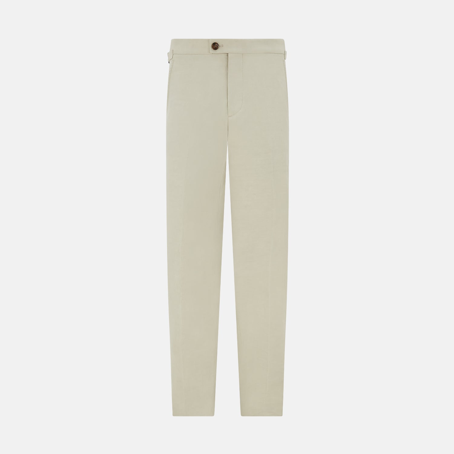 View 1 of product Taupe Cotton Blend Henry Trousers