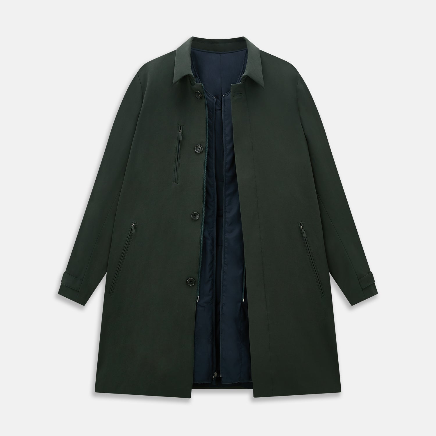 View 4 of product Forest Green John Arthur Trench Coat