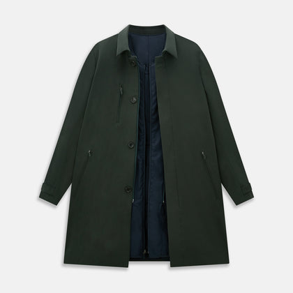 Forest Green John Arthur Trench Coat Image 3