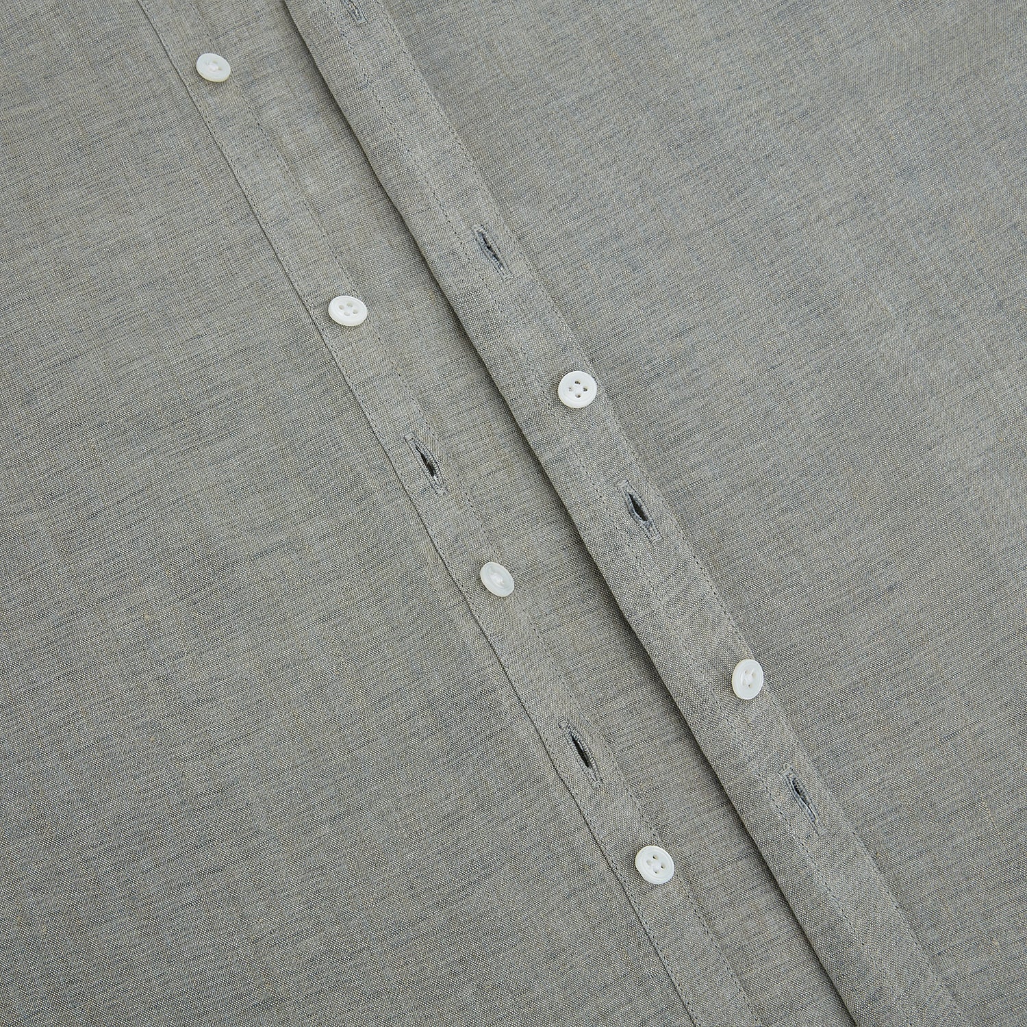 View 7 of product Flint Grey Linen Westminster Shirt
