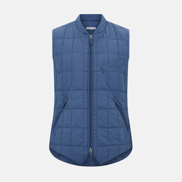 Azzurro Quilted Gilet