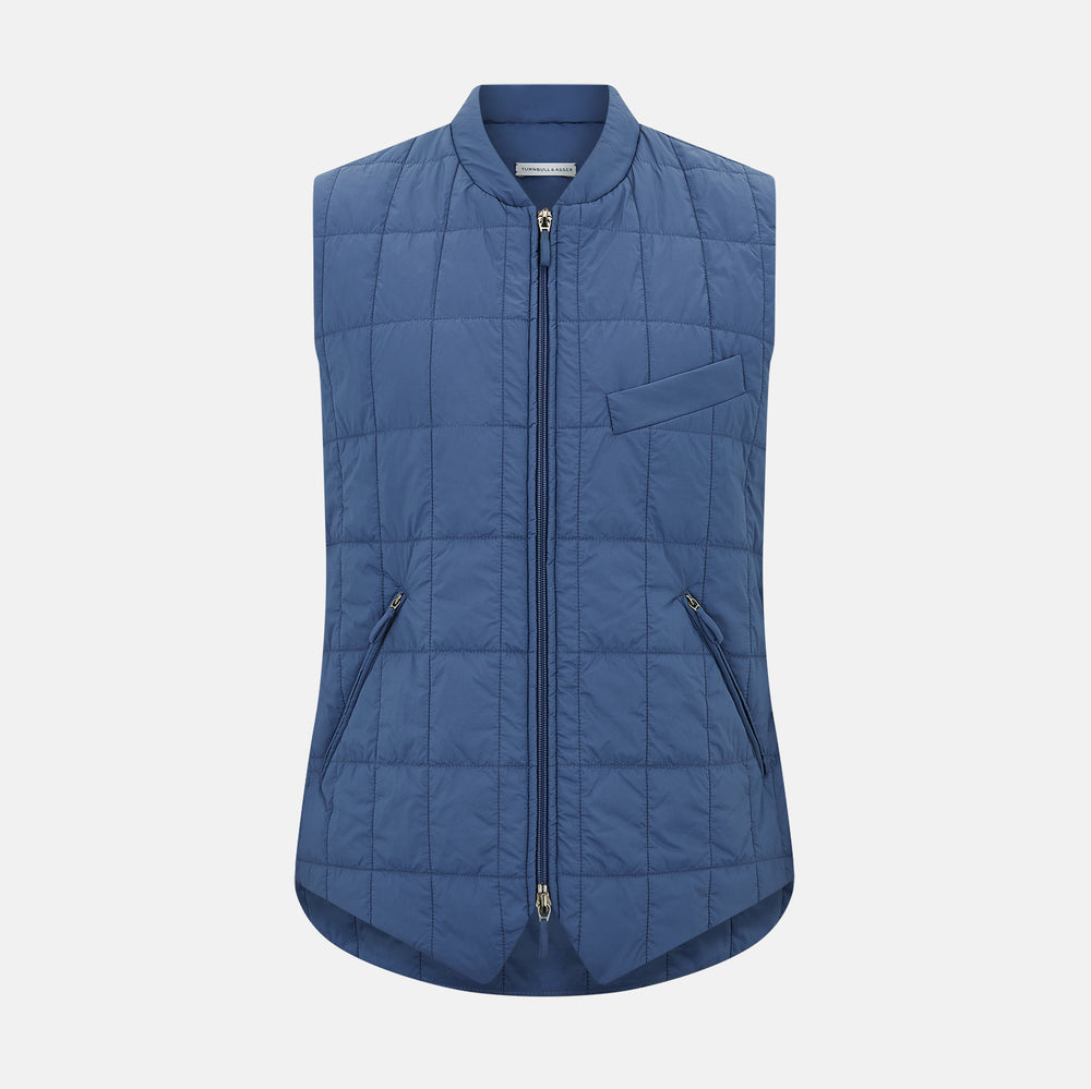 Azzurro Quilted Gilet