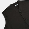 View 2 of product Dark Brown Cashmere Sleeveless Cardigan