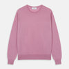 View 2 of product Pink Merino Kingston Crew Neck Jumper