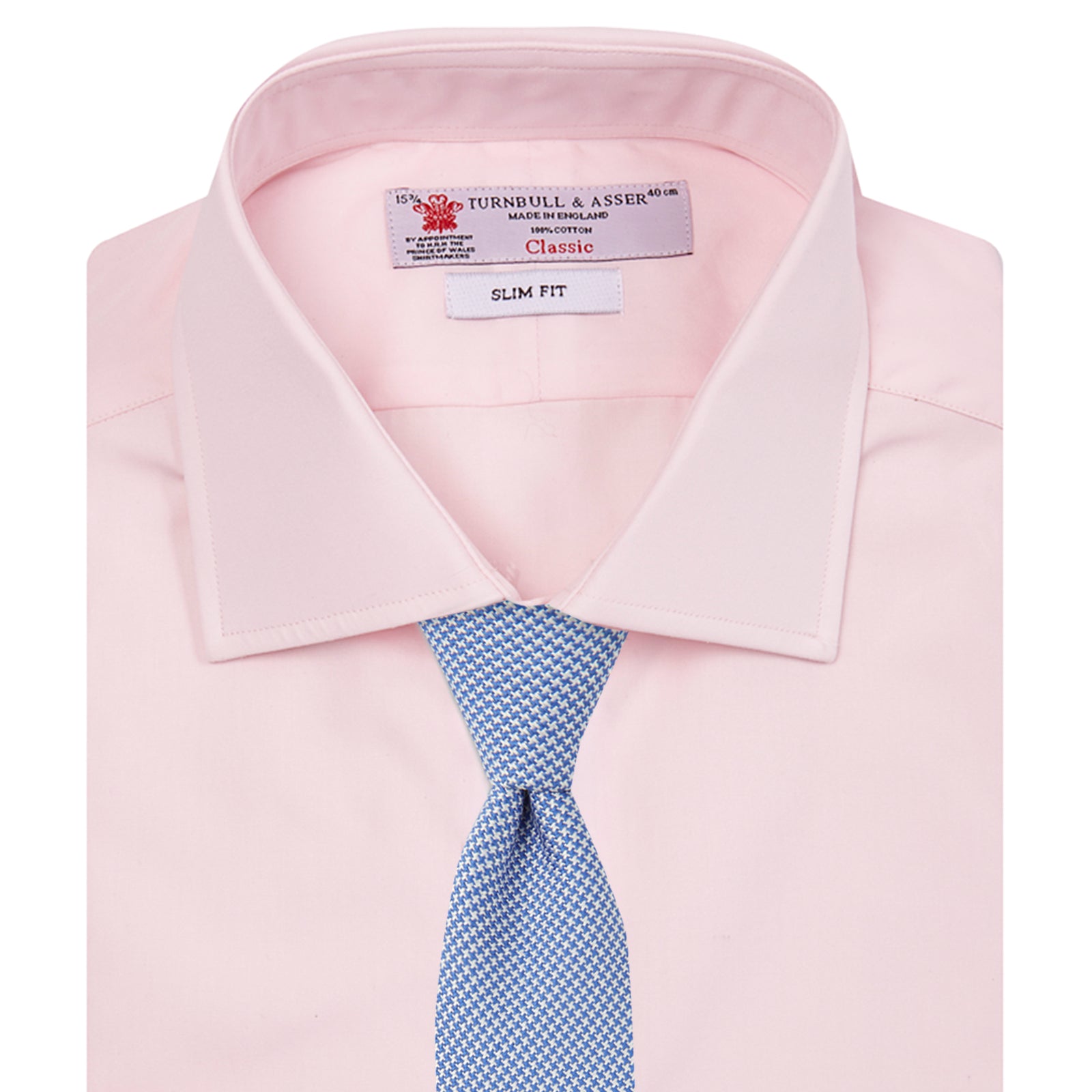 View 4 of product Pink Slim Fit Poplin Shirt