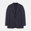 Navy Wool Blend Barrington Blazer