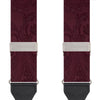 View 2 of product Burgundy Paisley Adjustable Silk Braces