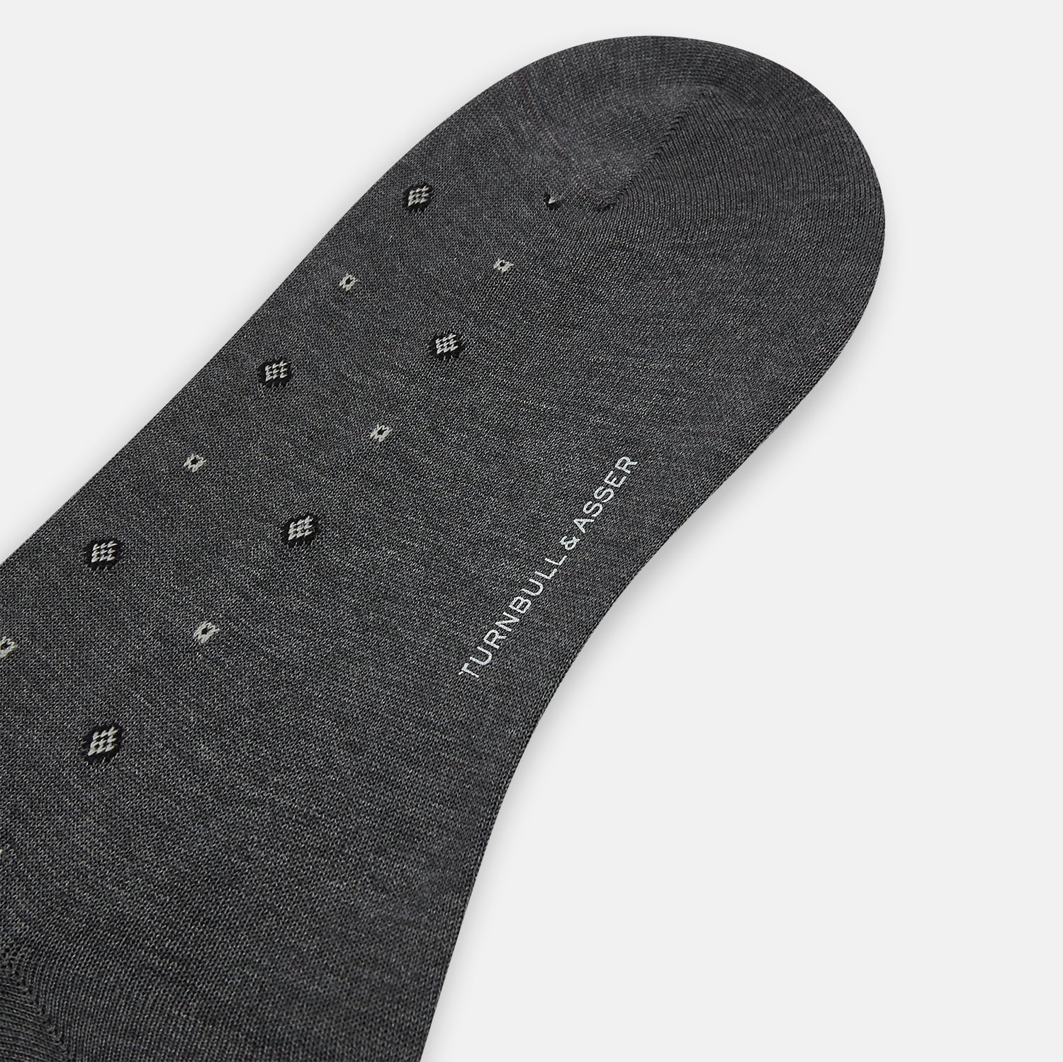 View 3 of product Grey Patterned Mid-Length Socks