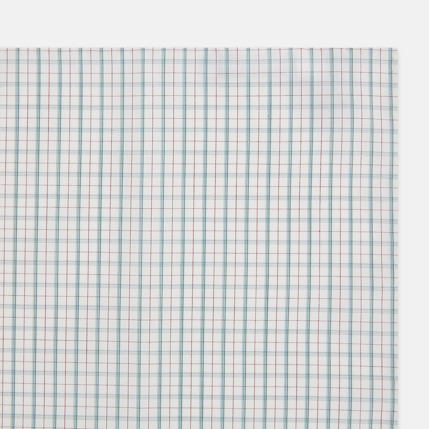 View 2 of product Green Multi Graph Check Hand-Rolled Handkerchief