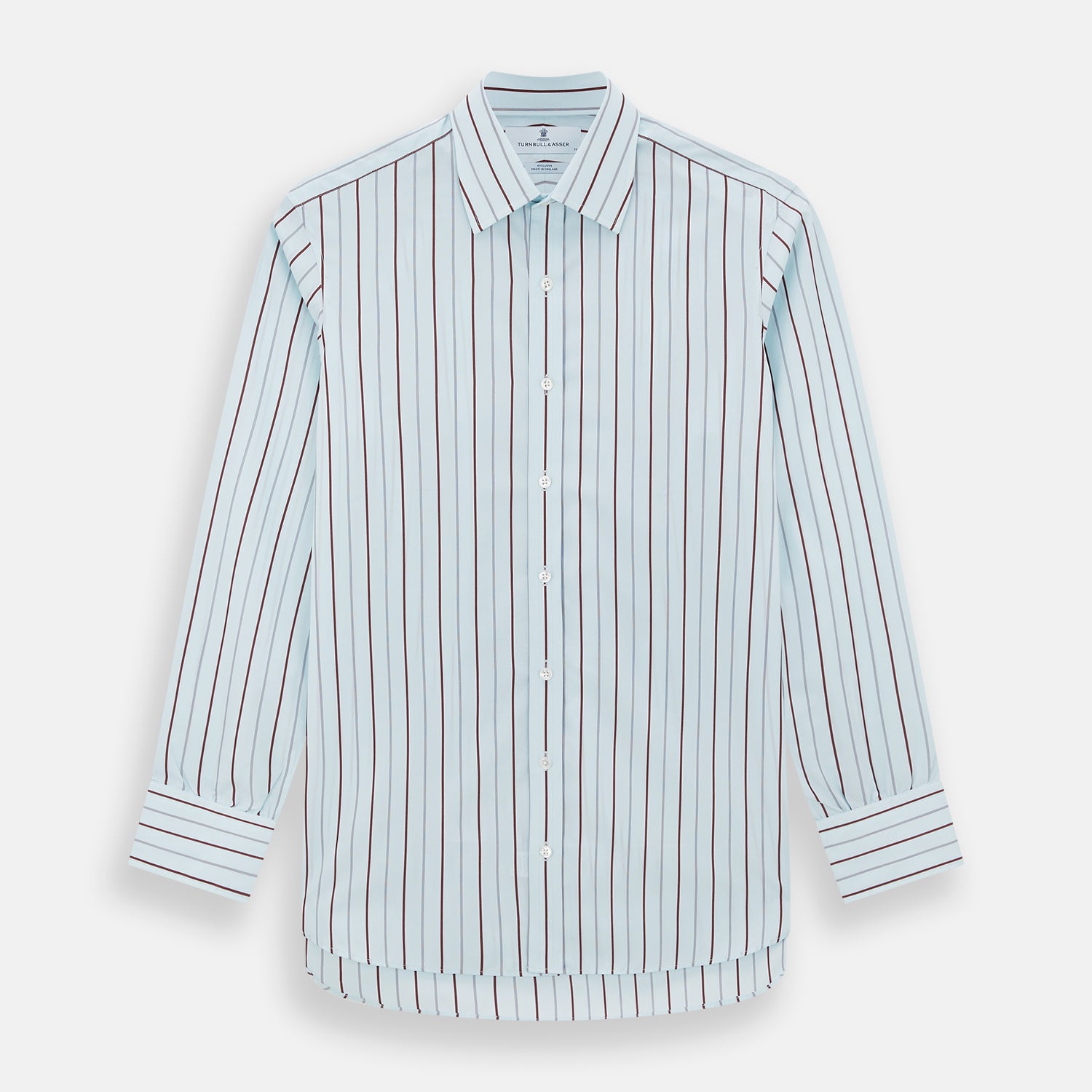 View 1 of product Burgundy Combination Stripe Mayfair Shirt