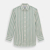 View 1 of product Green Double Track Stripe Mayfair Shirt