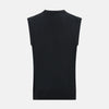 View 3 of product Dark Green Cashmere Round Neck Vest