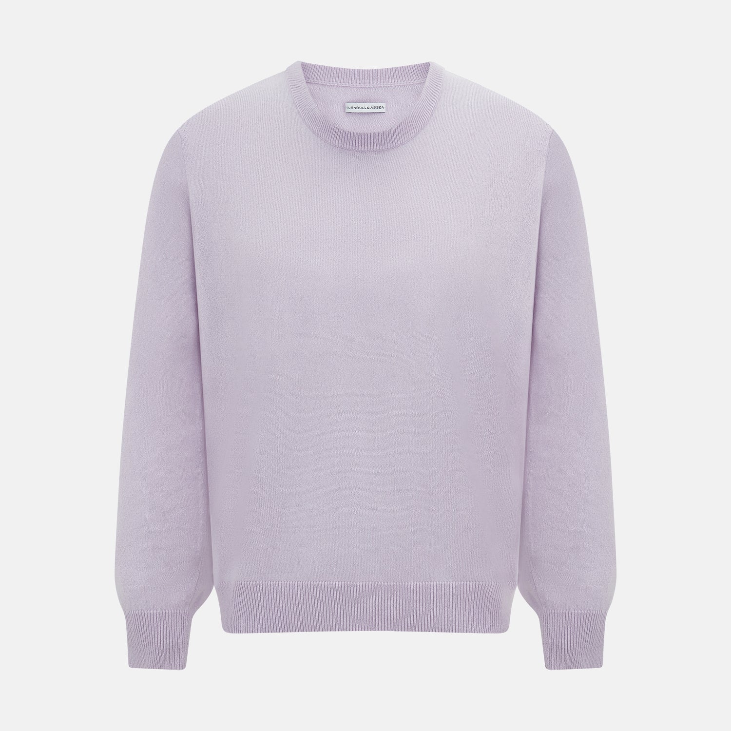 Lilac Cashmere Round Neck Jumper