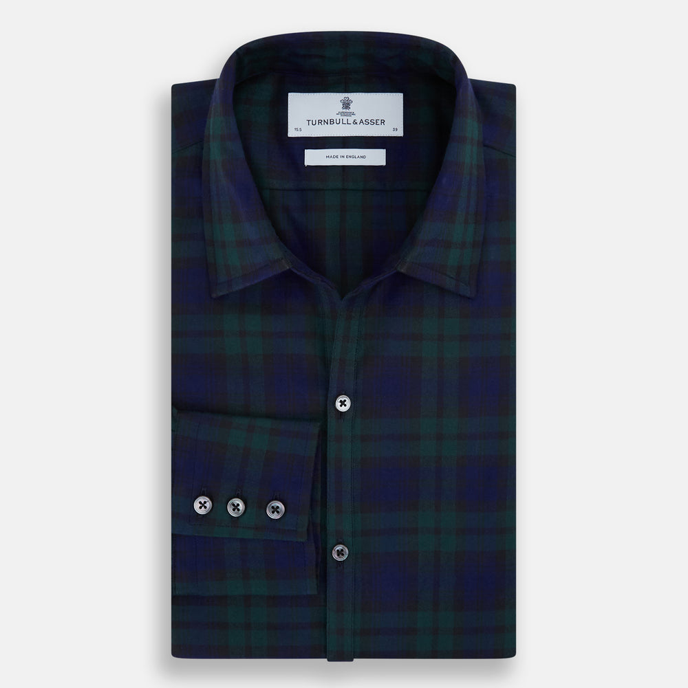 Black Watch Tartan Windsor Shirt