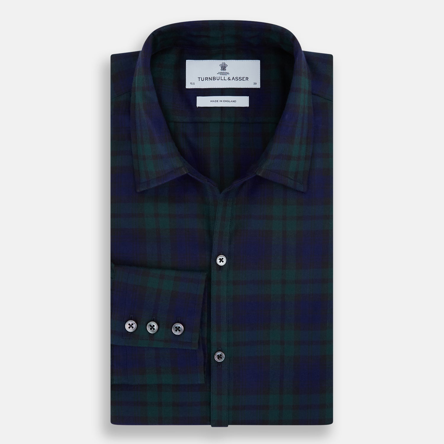 View 5 of product Black Watch Tartan Windsor Shirt