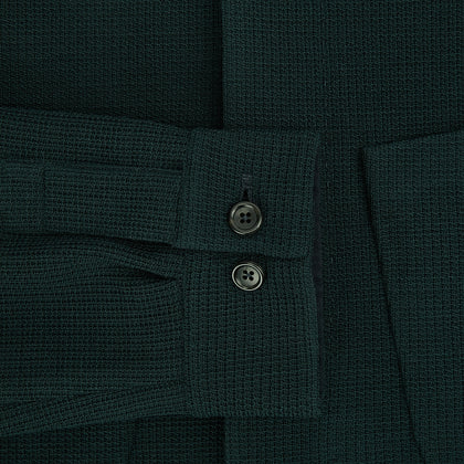 Forest Green Greenwich Knitted Overshirt Image 3