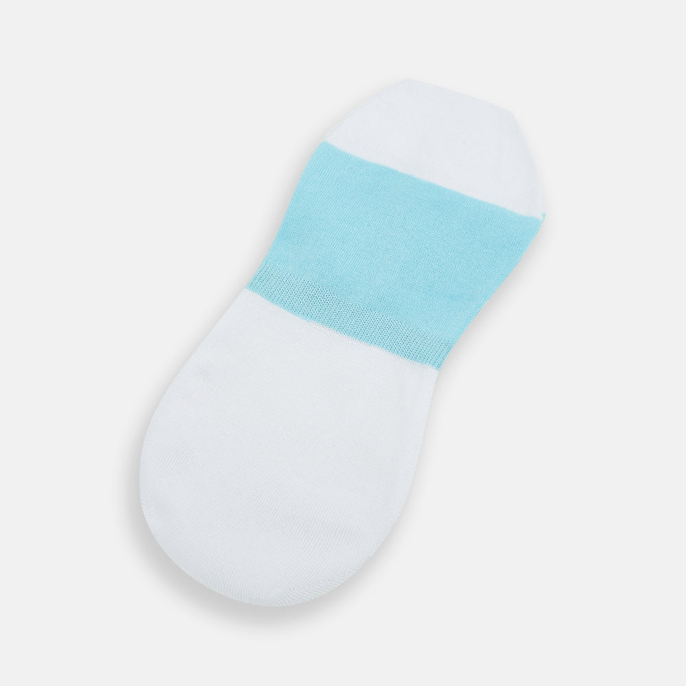 White No-Show Socks