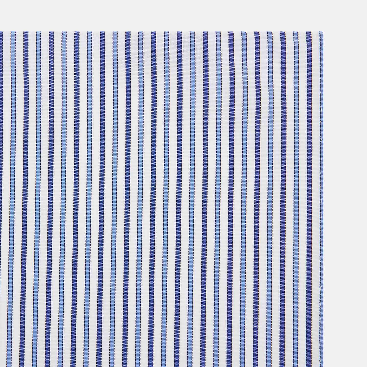 View 2 of product NAVY AND BLUE MULTI STRIPE HANDKERCHIEF