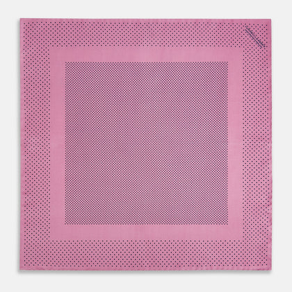 Pink Dot Silk Pocket Square Image 3