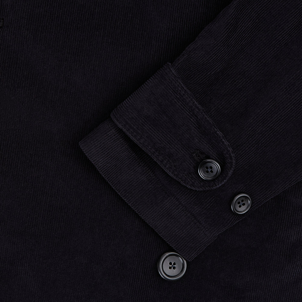 Navy Kingston Corduroy Caban Jacket