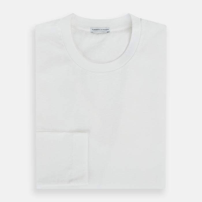 White Long-Sleeve T-shirt Image 11
