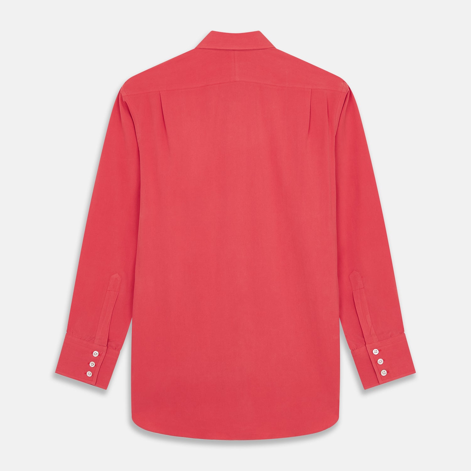 View 6 of product Coral Pink Silk Regular Fit Mayfair Shirt