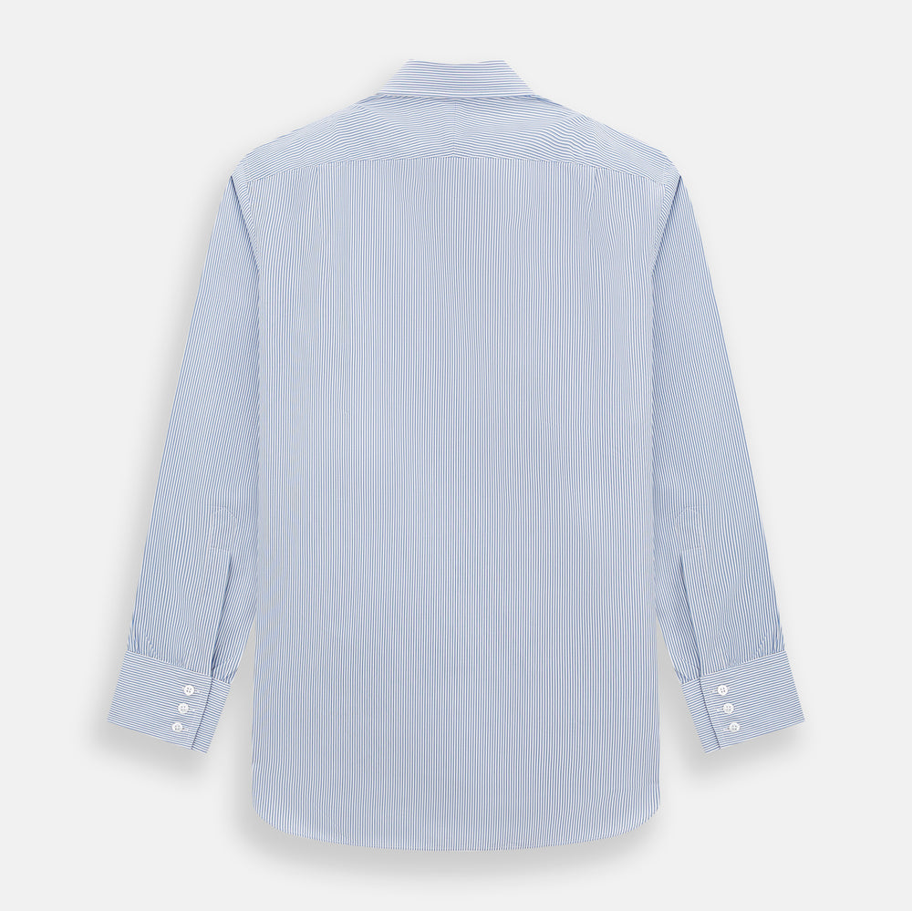 Pale Blue Pinstripe Mayfair Shirt