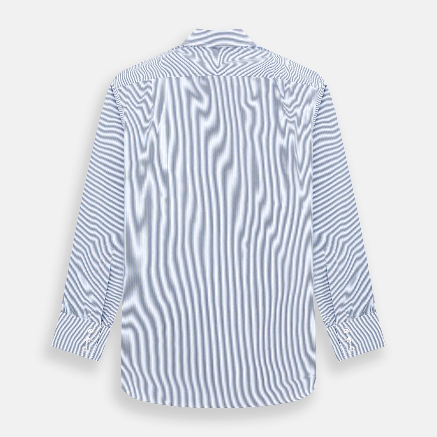 View 3 of product Pale Blue Pinstripe Mayfair Shirt