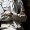 View 3 of product Cream Cotton Weekend Fit Western Shirt with Dorset Collar