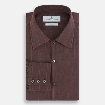 Indies Red Wide Stripe Westminster Shirt Image 4