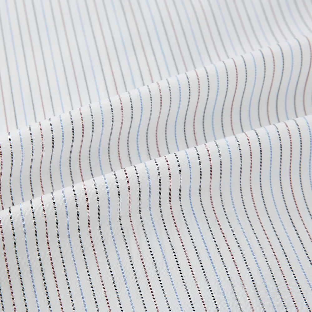 Red and Blue Double Pinstripe Mayfair Shirt