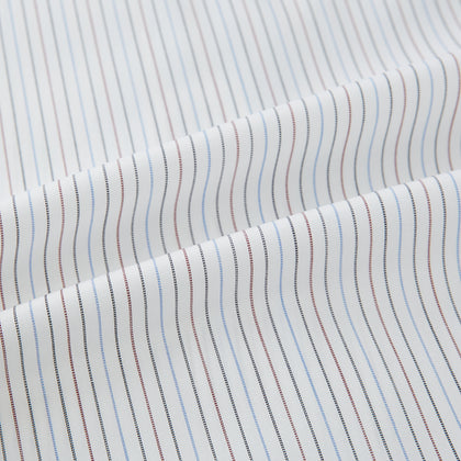 Red and Blue Double Pinstripe Mayfair Shirt Image 5