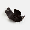 View 2 of product Burgundy Leather Cufflinks