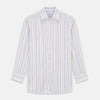 View 1 of product Colourful Garden Multi Stripe Cotton Regular Fit Mayfair Shirt