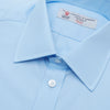 View 2 of product Light Blue Cotton Shirt with T&A Collar and 3-Button Cuffs