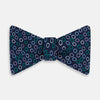 View 1 of product Multicoloured Dark Navy Circle Silk Bow tie
