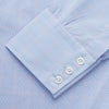 View 3 of product Blue and Pink Prince of Wales Check Belgravia Shirt