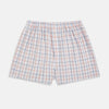 View 1 of product Blue and Orange Multi Graph Check Godfrey Boxer Shorts