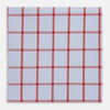 View 1 of product Hand Rolled Red Windowpane Check  Handkerchief