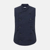 View 1 of product Navy Double-Breasted Quilted Gilet