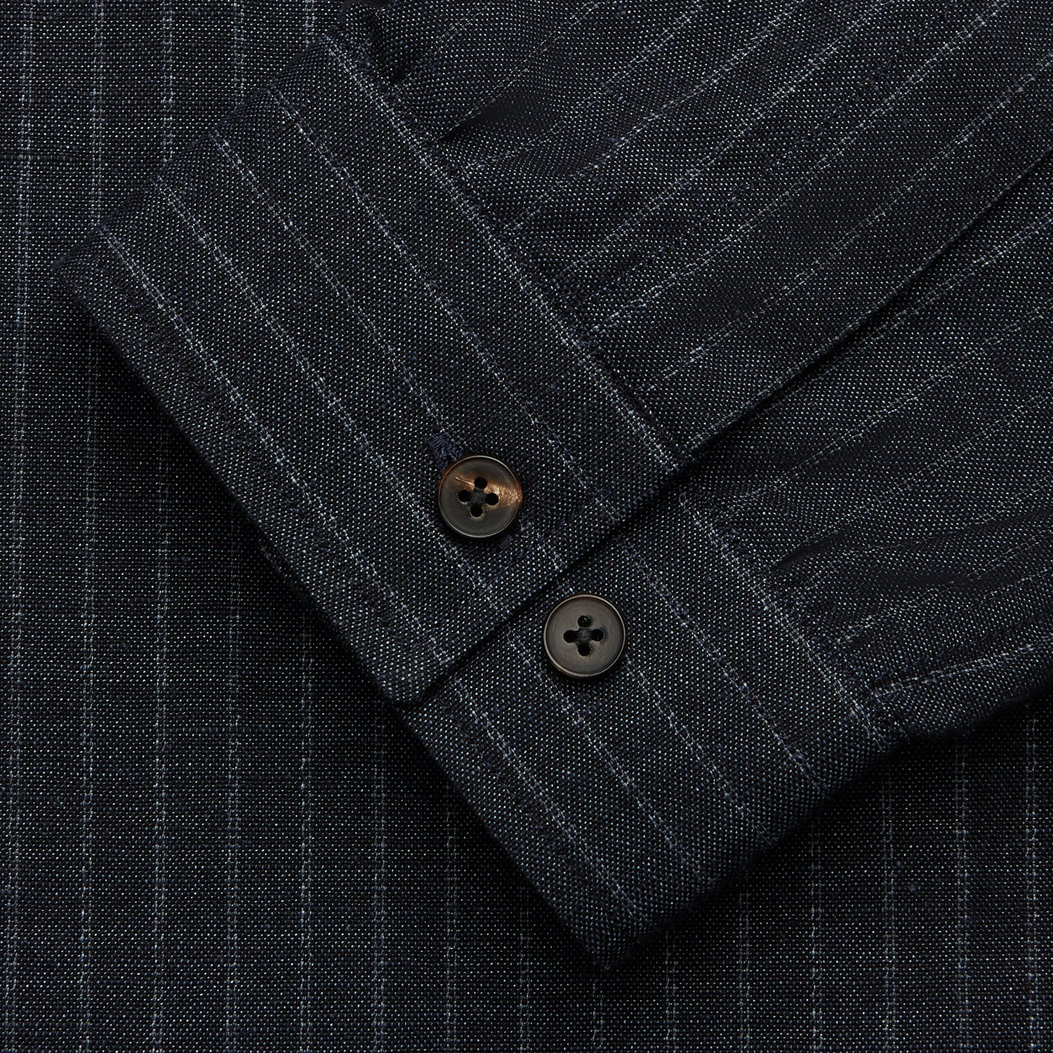 View 7 of product Navy Tailored Pinstriped Shirt Jacket