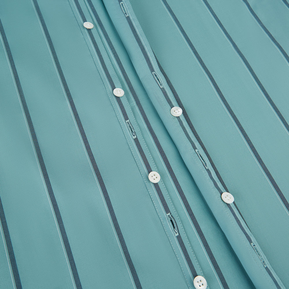 Sage Track Stripe Westminster Shirt