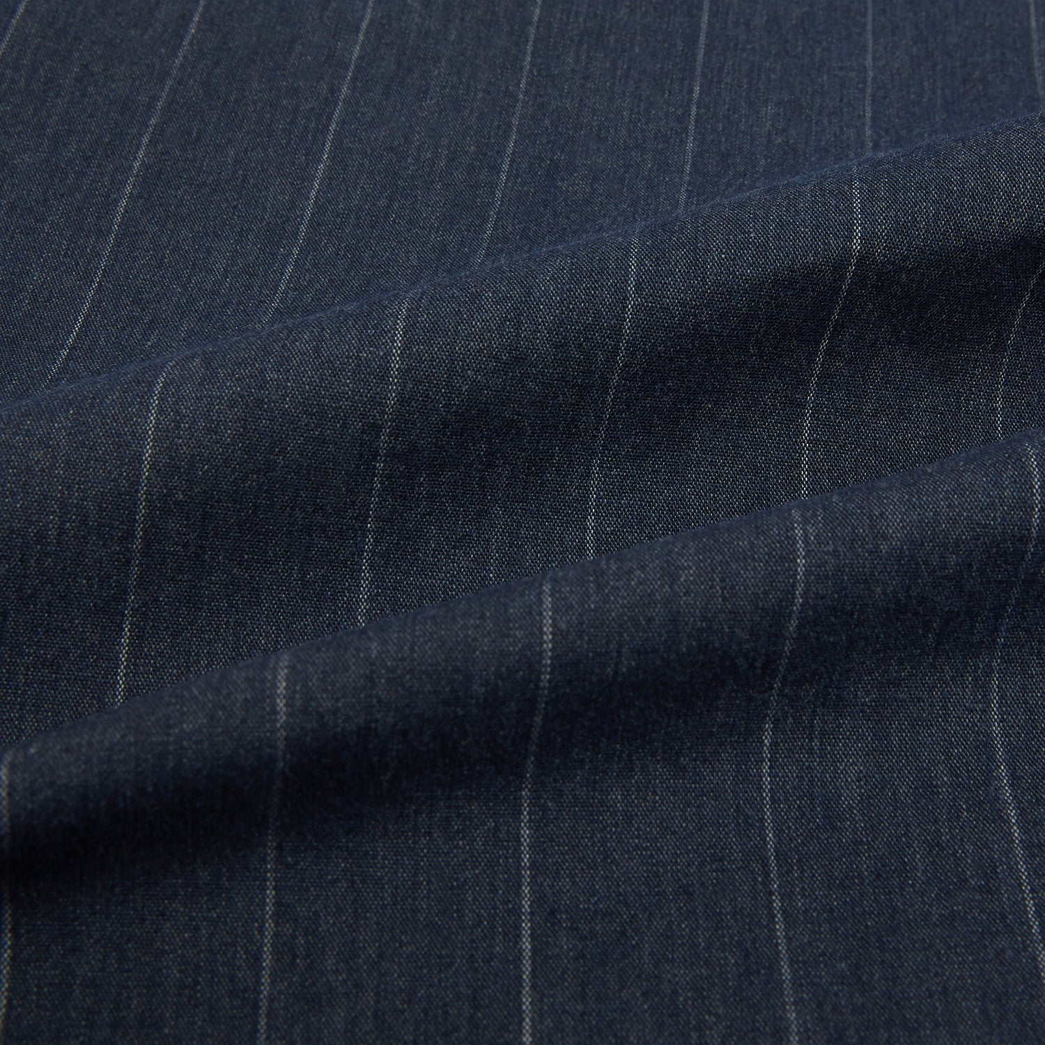 View 8 of product Navy Melange Wide Stripe Westminster Shirt