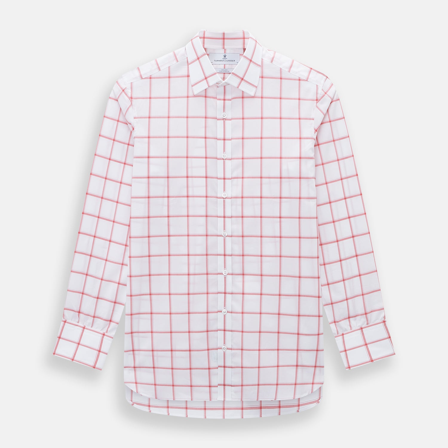 View 1 of product Coral Grid Check Mayfair Shirt