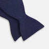 View 3 of product HERRINGBONE NAVY BOW TIE
